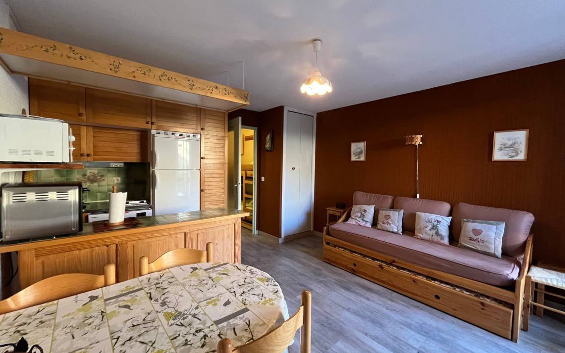 Le Super-Sauze Apartment | 28 m² Studio flat ∙ 1 bedroom ∙ 4 guests