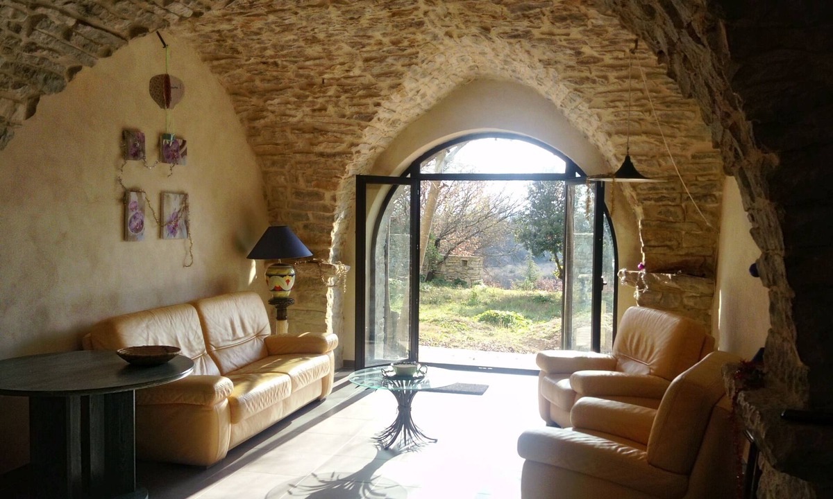 Ferrieres-les-Verreries House | At the gates of the Cevennes, renovated stone house, very quiet, private land