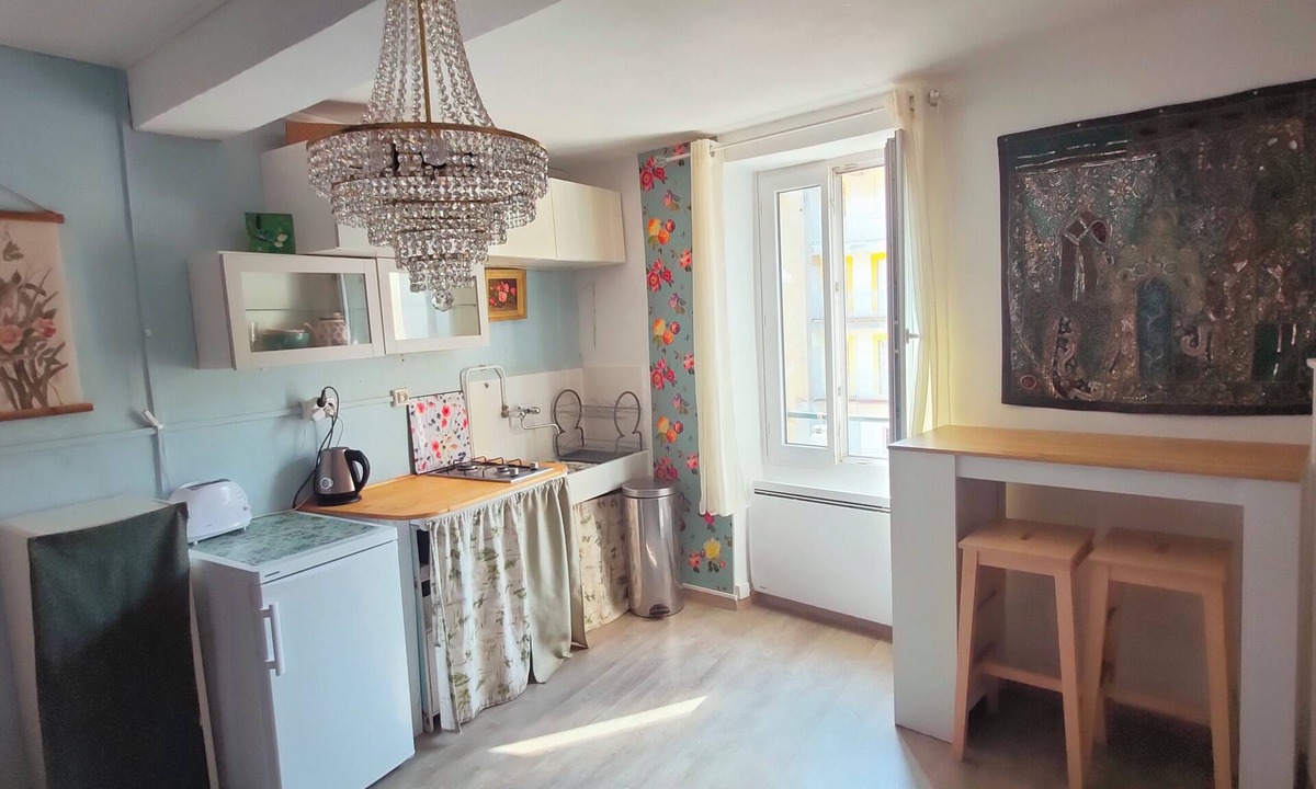 Rennes-les-Bains Apartment | Cosy T2 apartment with river view, sleeps 2