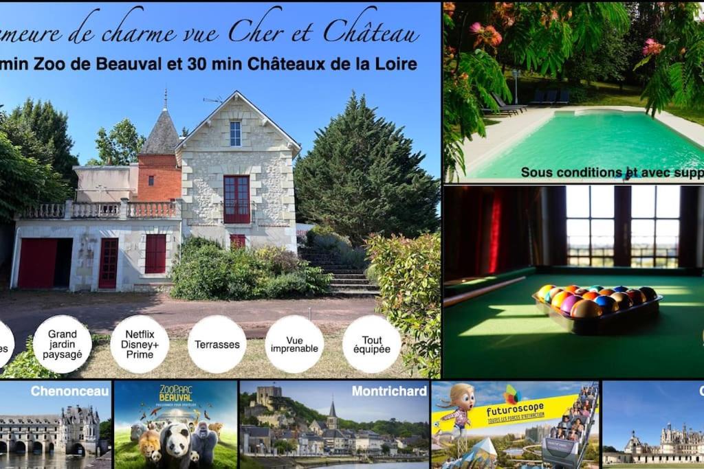 Seigy House | Demeure vue sur Cher/Château, 5 min Zoo de Beauval