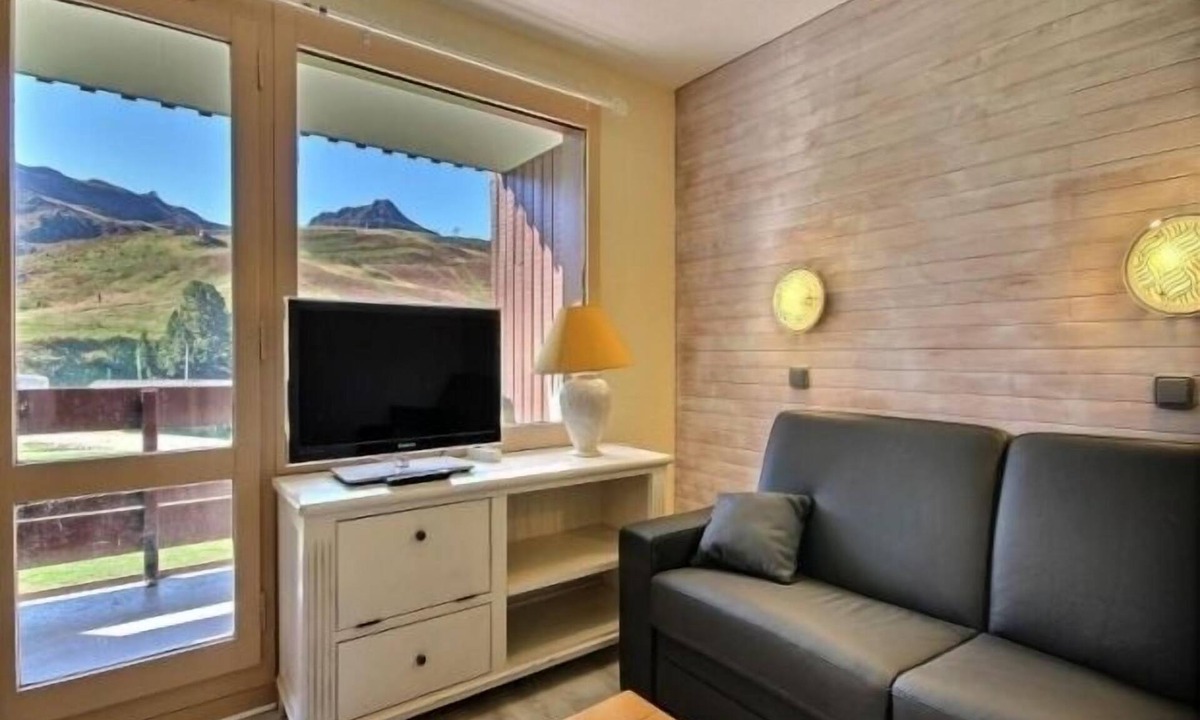 Belle Plagne Apartment | Divisible studio 4 pers. south-facing, balcony, ski-in/ski-out, Belle Plagne