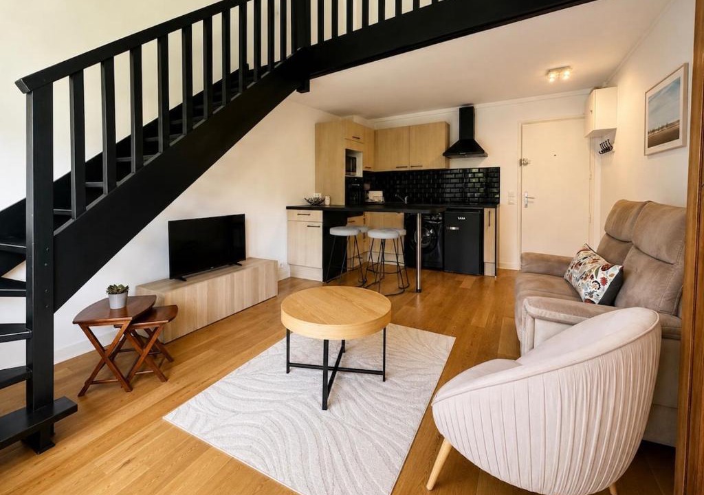 Benerville-sur-Mer Apartment | Duplex 2 pers avec piscine et parking