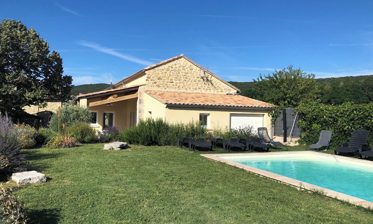 Lagorce Villa | LA BASTIDE DES TERRIERS gîte classé 4 * - private swimming pool - Lagorce