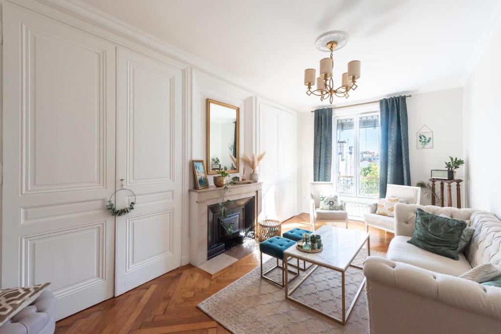 Part Dieu - Bir Hakeim Apartment | Le Dandy - Grand T3 au pied du métro Garibaldi