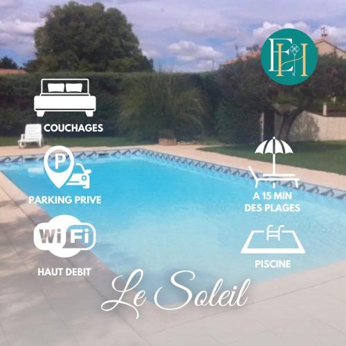 Marsillargues Apartment | Le Soleil - Résidence avec piscine et parking - 15 min des plages