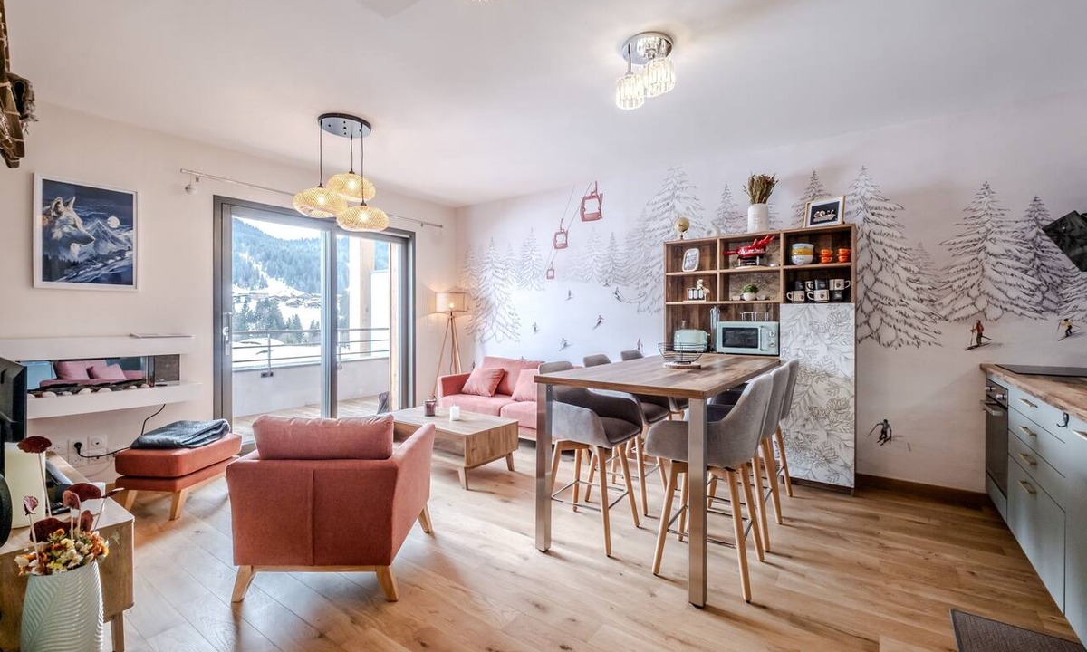 Neydens Apartment | Les Gets-Nid du Chéry, ski à pied & vue, 4 Etoiles