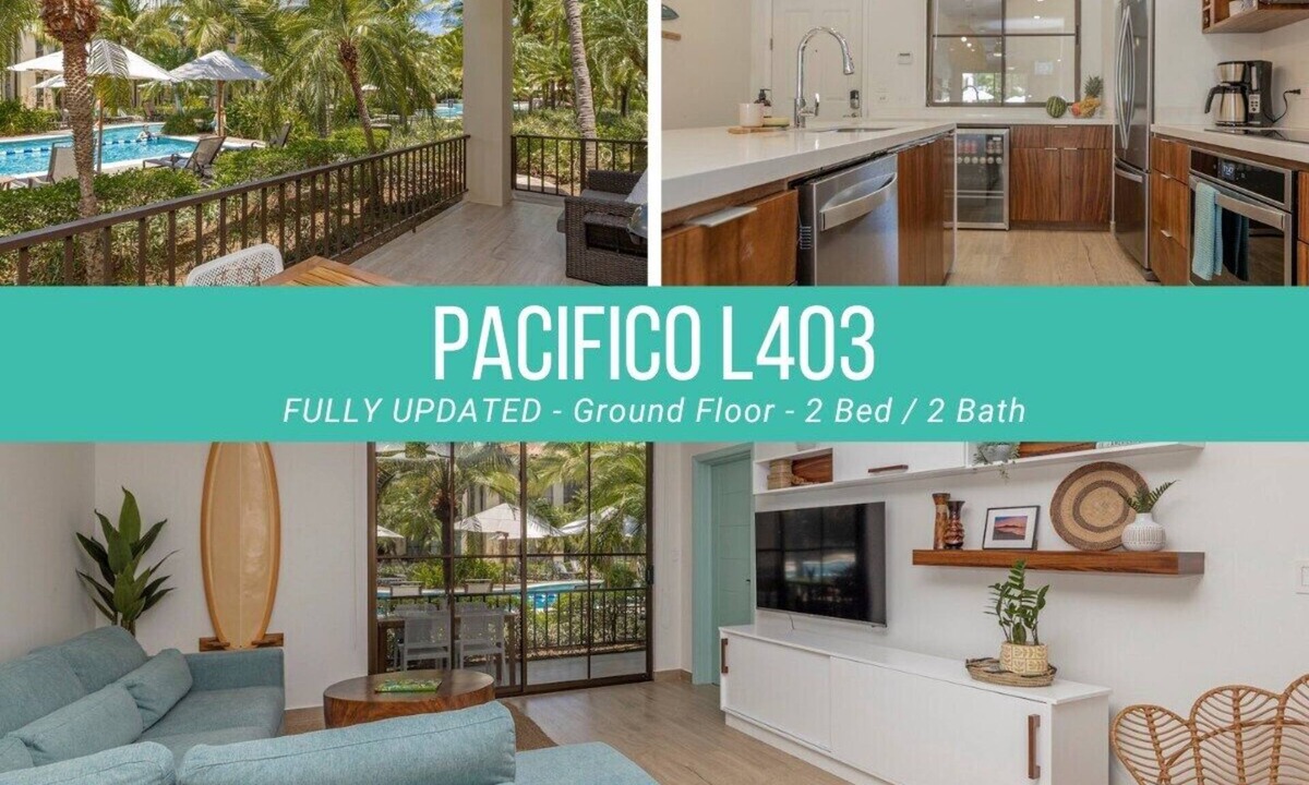 Coco Condo | Pacifico L403 Renovated - Main Floor 2 Bed/2 Bath