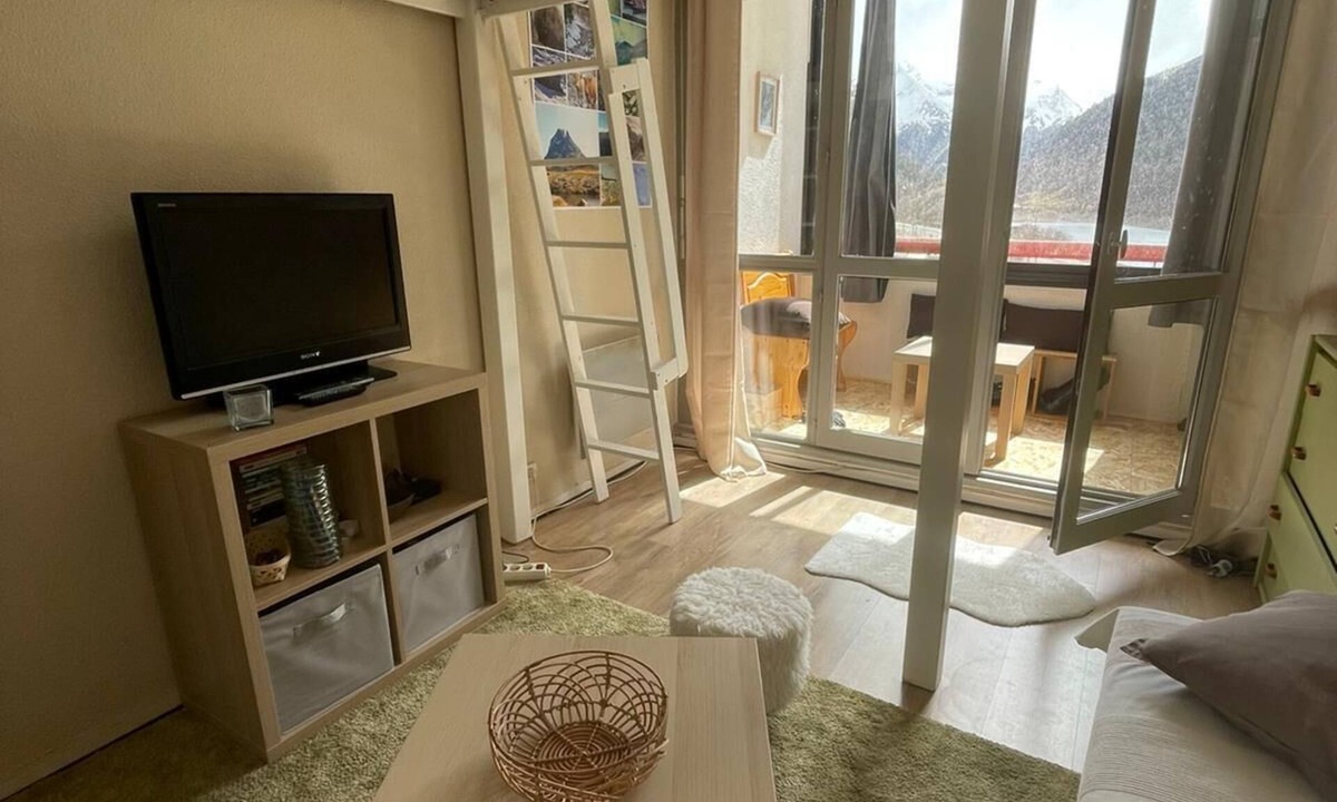 Gabas Apartment | Renovated 4-person studio with lake view Artouste Fabrège