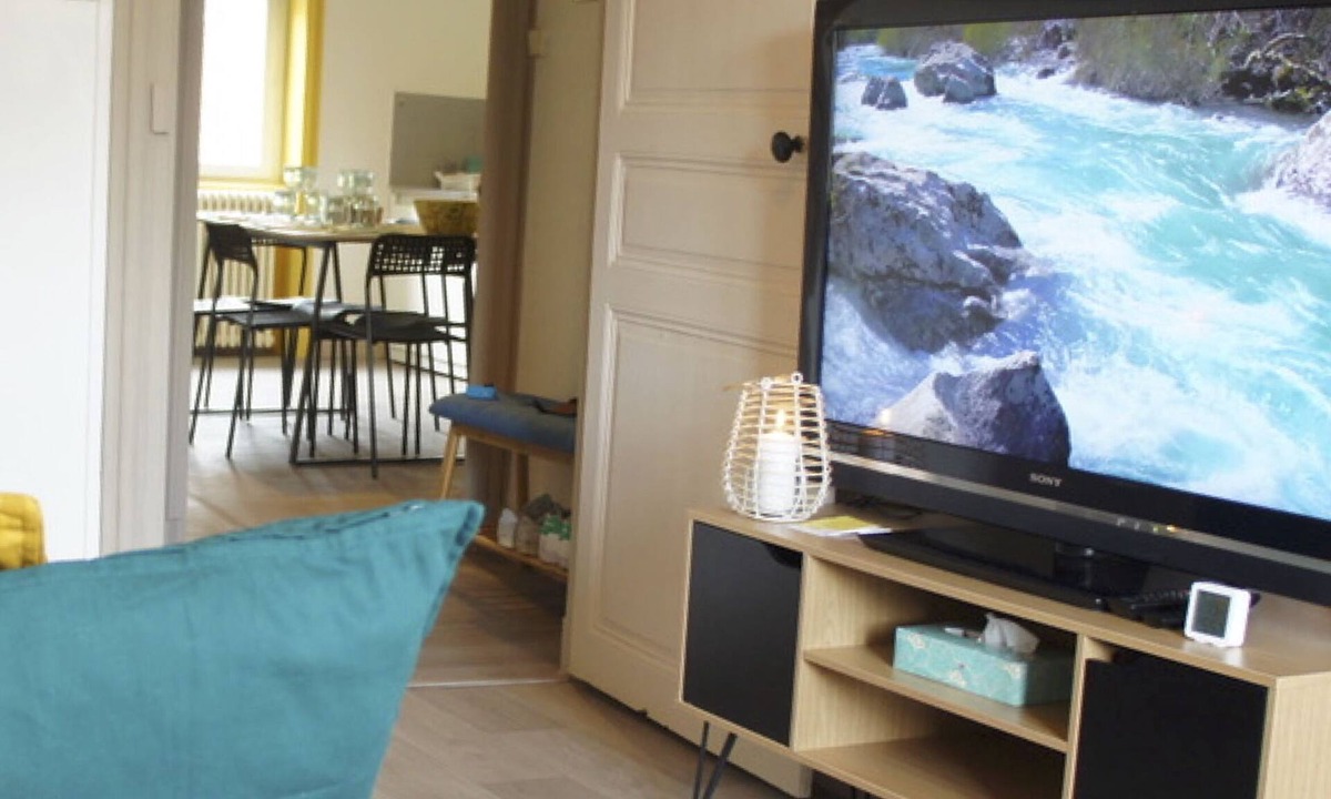 L'Arbresle Apartment | The apartment & de la Turdine T3 🟢 1 to 5 travelers 2ch. + 1 sofa bed