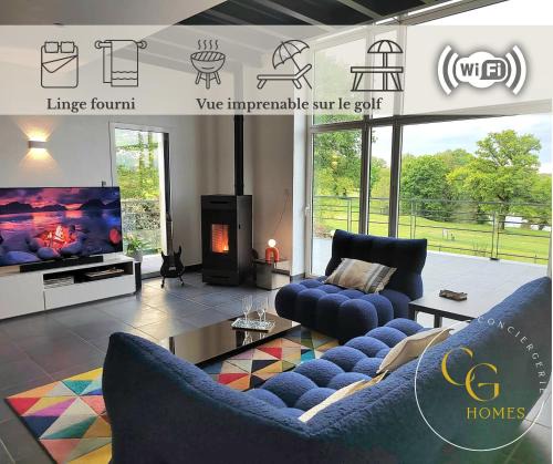 Nesmy Villa | Villa Albatros, Vue golf imprenable, WIFI, Confort