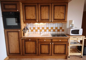 100m from ski slopes, 1st floor, swimming pool, balcony, parking, tv, ski locker, 46m², Les Saisies
