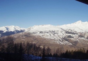100m from ski slopes, 8th floor, view mountain, balcony, tv, 30m², Les Arcs