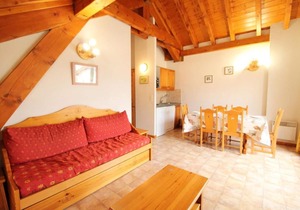 1st floor, balcony, tv, ski locker, 41m², Aussois