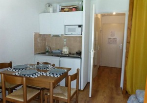 200m from ski lifts, 2nd floor, balcony, parking, tv, ski locker, 18m², Les Contamines-Montjoie