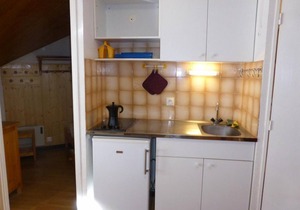 200m from ski slopes, 3rd floor, balcony, parking, tv, ski locker, 26m², Les Contamines-Montjoie