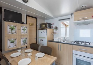 3 bedroom mobile home with air conditioning and washing machine