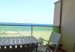 Apartment 5 people facing the Rose des Sables sea