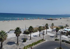 Apartment 5 people facing the Rose des Sables sea