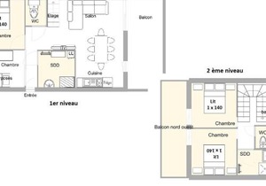 Appartement cosy 5 pièces 8 pers, balcon, garage, proche forêt et massif du Beaufortain - FR-1-594-70