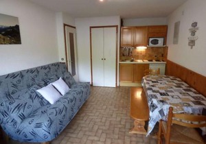 Appartement skis aux pieds, cosy 2 pièces, terrasse Sud/Est, 1er étage, idéal pour 4 personnes - FR-1-458-131
