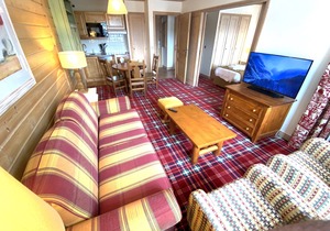 Arc 1950 fairytale village, at the foot of the slopes, 2-room apartment, sleeps 4 41m2