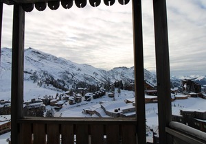 Avoriaz: Cozy 4-person apt, 2R with balcony, equipped kitchen, TV, wifi