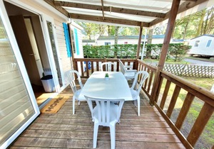 Bungalow de 2 chambres avec piscine partagee sauna et terrasse a Saint Jean de Monts a 3 km de la plage