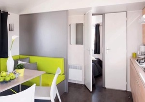 Camping Les Biches ***** - Mobil Home Comfort 3 Rooms 4/5 People