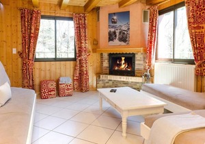 Chalet, sauna, terrace, balcony, fireplace or stove, parking, tv, ski locker, 200m², Les Menuires