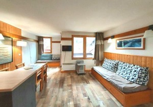 Charmant appart 5 pers, accès piscine, parking, Plagne 1800 - FR-1-351-52