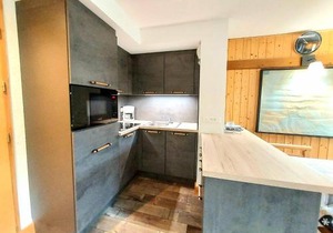 Charmant appart 5 pers, accès piscine, parking, Plagne 1800 - FR-1-351-52