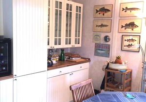 Charming wooden chalet on the water, 100 meters from the lake and 10km from the ocean