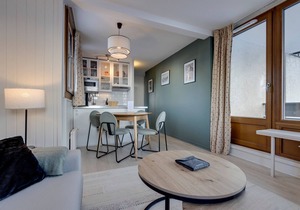 Cozy 1-bedroom ski-in/out Val Claret, 4 pers, balcony, wifi, near shops