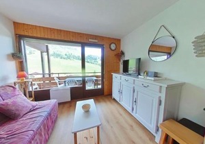 Le Grand-Bornand : Studio cabine, au pied des pistes, 5 couchages - FR-1-241-15