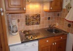 Les Saisies - Renovated studio cabin 4/5 people with south-facing terrace, pets allowed.