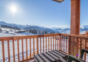 Modern 5-room apartment with pool, spa, gym, parking in Arcs 1800