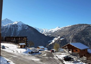 Paradiski pied des pistes plan peisey