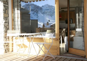 RARE in Tignes condo with terrace and garden !!! glacier views
