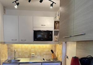 Ski-in/ski-out & foot of the slopes, 1st floor, view ski slopes, balcony, tv, 25m², La Plagne
