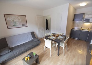 Ski-in/ski-out & foot of the slopes, swimming pool, balcony, 35m², Les Orres