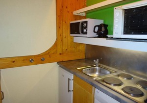 Ski-in/ski-out & foot of the slopes, 13rd floor, balcony, tv, 29m², Les Arcs