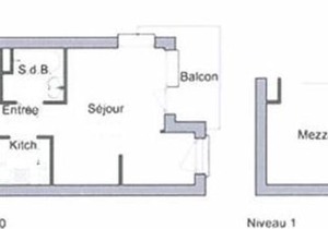 Studio 4 pers au centre de Vallandry, proche pistes, balcon et vue montagne - FR-1-411-75