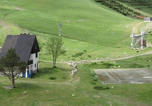 Studio cabin for 4, covered parking, 50m from slopes