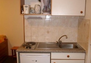 Studio cabine au pied des pistes avec balcon et terrasse - FR-1-557-21