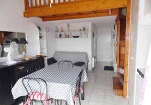 Studio Cabine Mezzanine - Terrasse, Parking Privé, Entièrement Équipé - 4 Couchages - FR-1-326-606