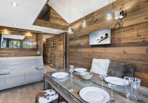 Studio fonctionnel à Méribel avec mezzanine, balcon, et à proximité des pistes - FR-1-565-35