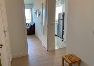 Stunning Sea View Apartment in Varaville – Beachfront Loggia, Sleeps 4