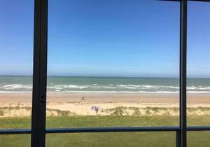 Stunning Sea View Apartment in Varaville – Beachfront Loggia, Sleeps 4