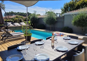 VILLA BIDAOUS 4*-heated pool, table tennis, 3 bicycles, real table football-Messanges