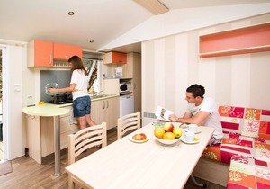 Village Club Les Abricotiers - Mobile Home 3 Rooms 4/6 People Comfort Semi-covered Terrace